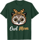 Owl Mom Women Owl Lover Owl Mama T-Shirt - T-Shirt | Forest