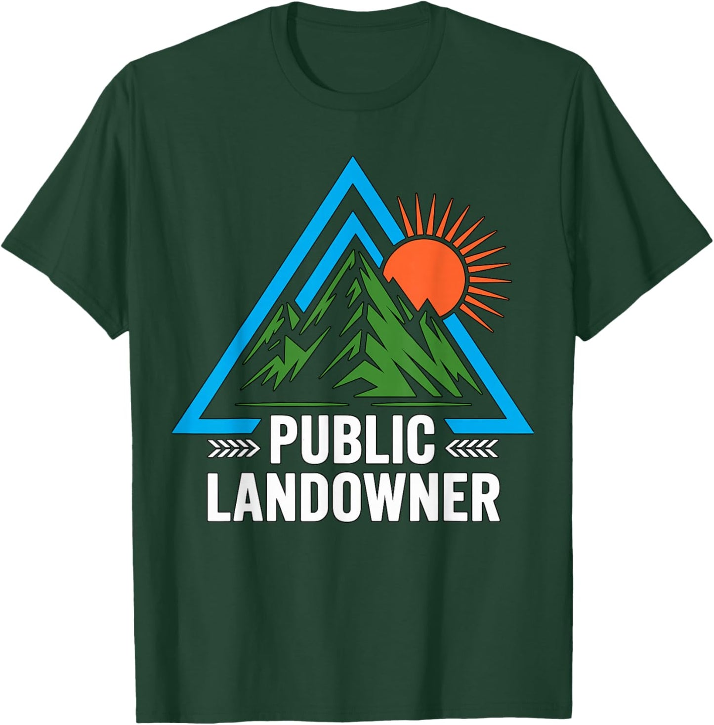 Public Landowner Outdoor Hiking T-Shirt - T-Shirt | Forest