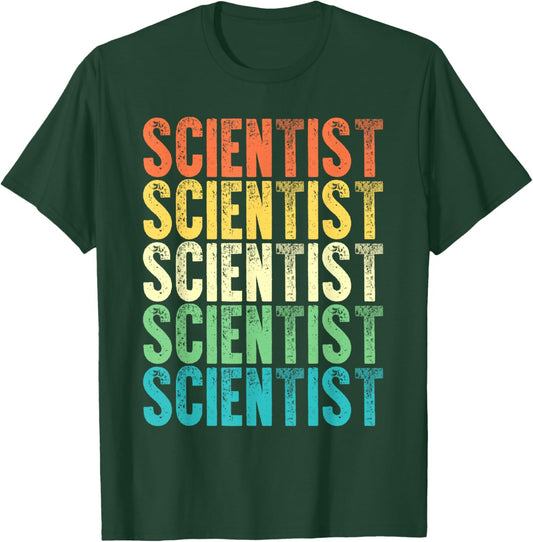 Scientist Vintage Style Job T-Shirt - T-Shirt | Forest