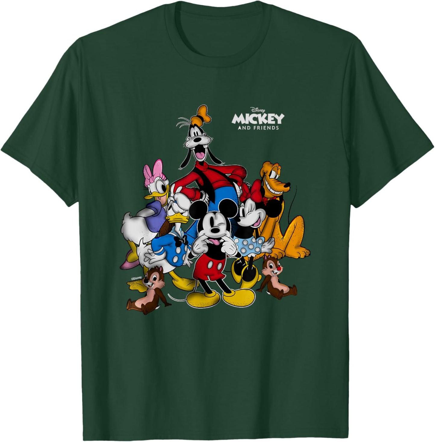 Disney Mickey and Friends Characters Group T-Shirt - T-Shirt | Forest