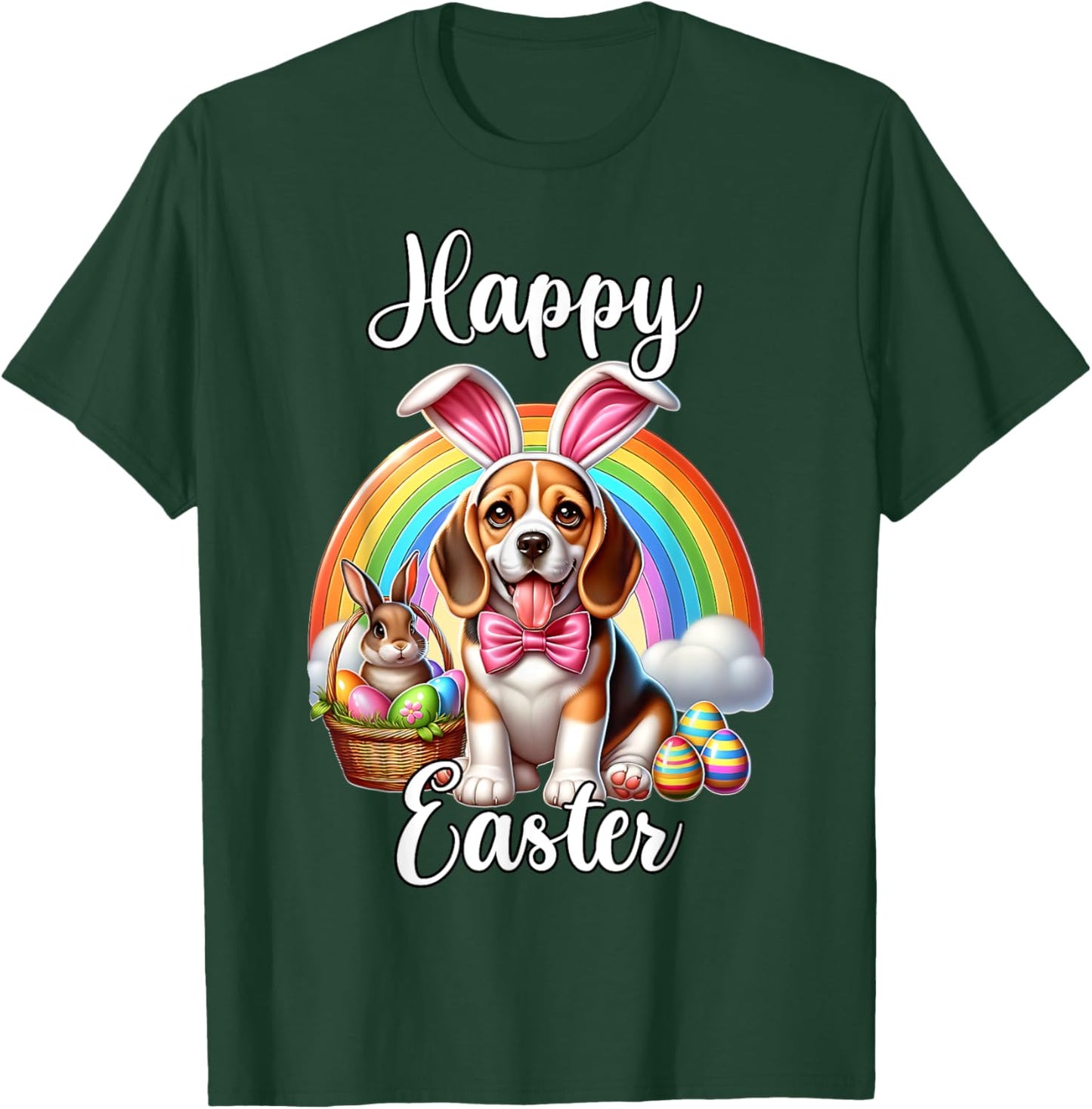 Beagle Happy Easter Beagle Easter T-Shirt - T-Shirt | Forest