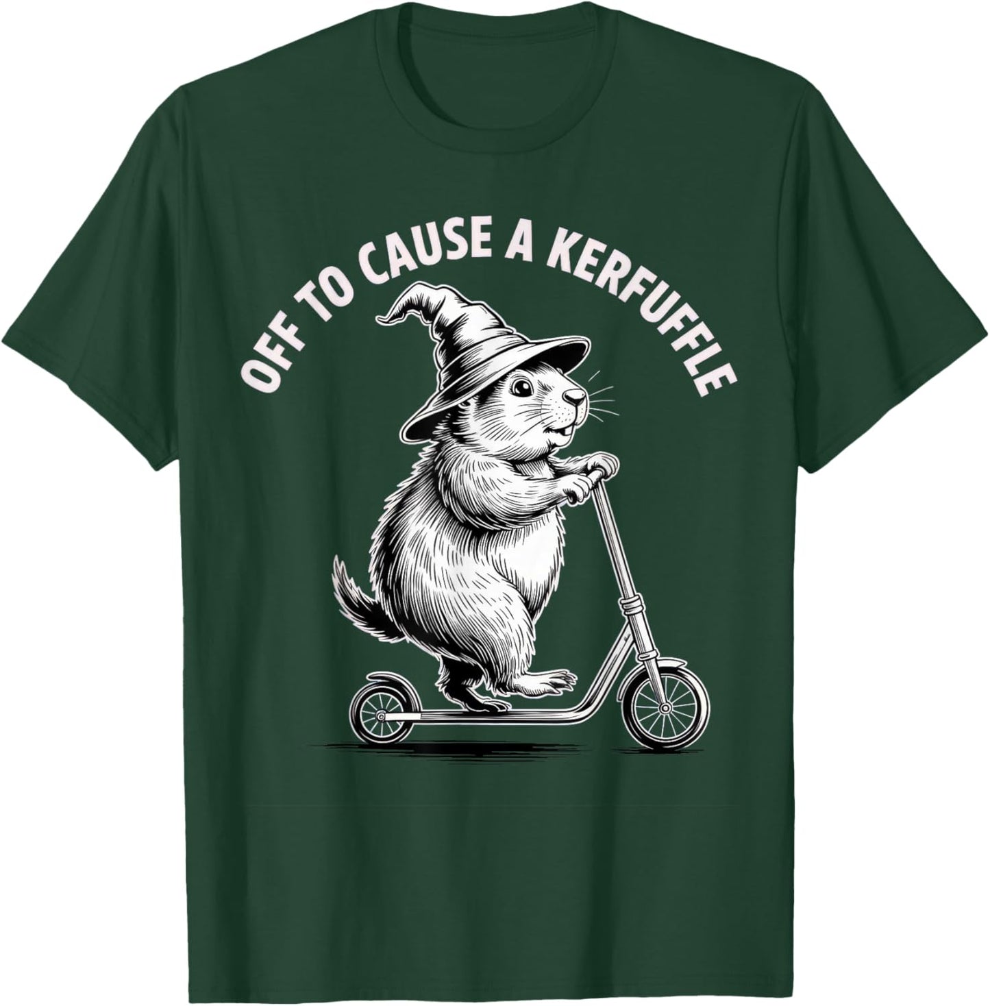 Off to Cause A Kerfuffle Meme Capybara T-Shirt - T-Shirt | Forest
