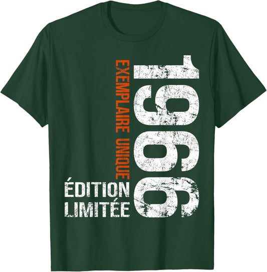 Vintage 1966 Gift 60 Years Man Birthday Humour T-Shirt - T-Shirt | Forest