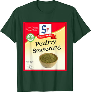 Poultry Seasoning Condiment Costume Holiday Spice Costumes T-Shirt - T-Shirt | Forest