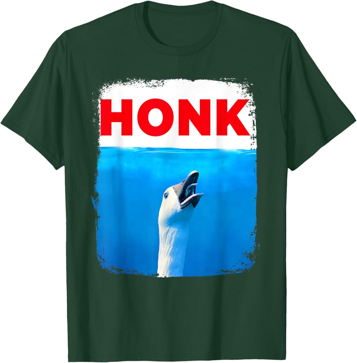 Honk Goose - Funny Cute Duck Goose Lover Meme Idea T-Shirt - T-Shirt | Forest