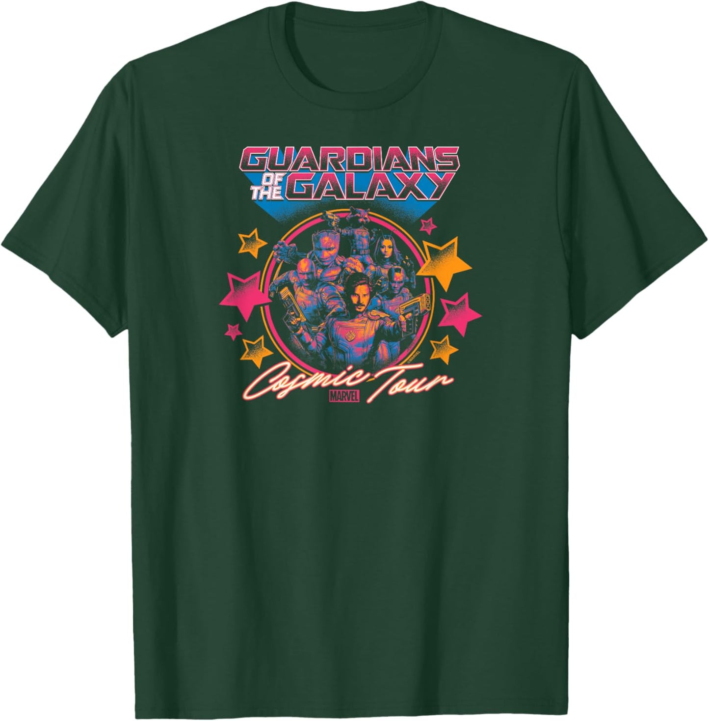 Guardians of The Galaxy - Cosmic Band Tour T-Shirt - T-Shirt | Forest