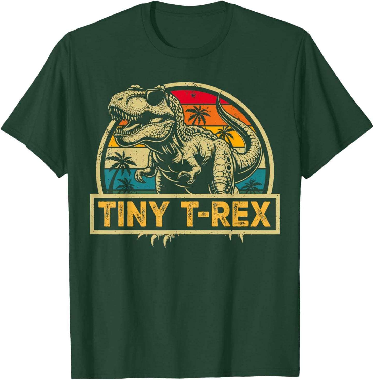 Tiny T-Rex T Rex Dinosaur Tiny T-Rex Family Matching T-Shirt - T-Shirt | Forest