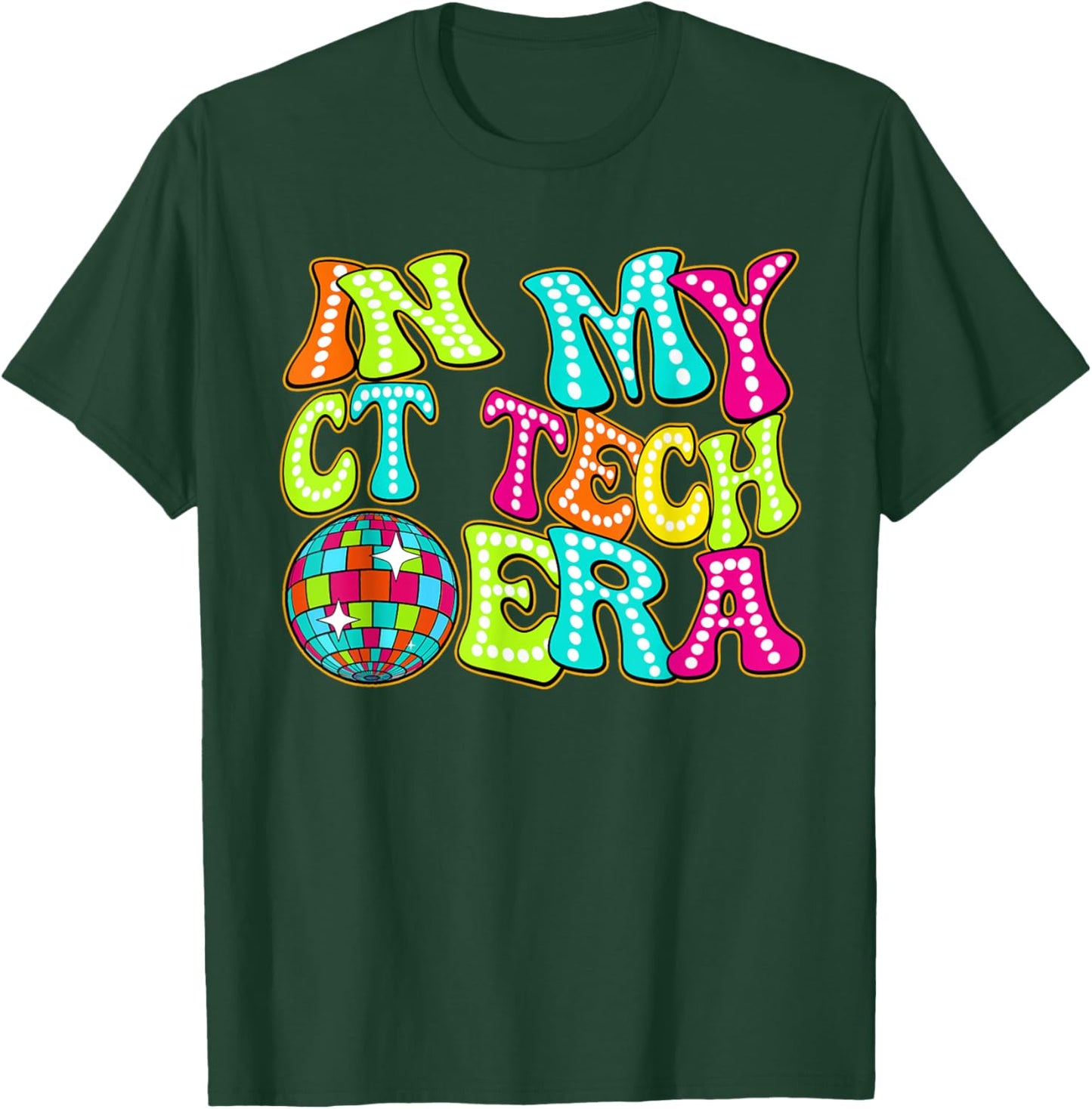 Disco Groovy In My CT Tech Era T-Shirt - T-Shirt | Forest