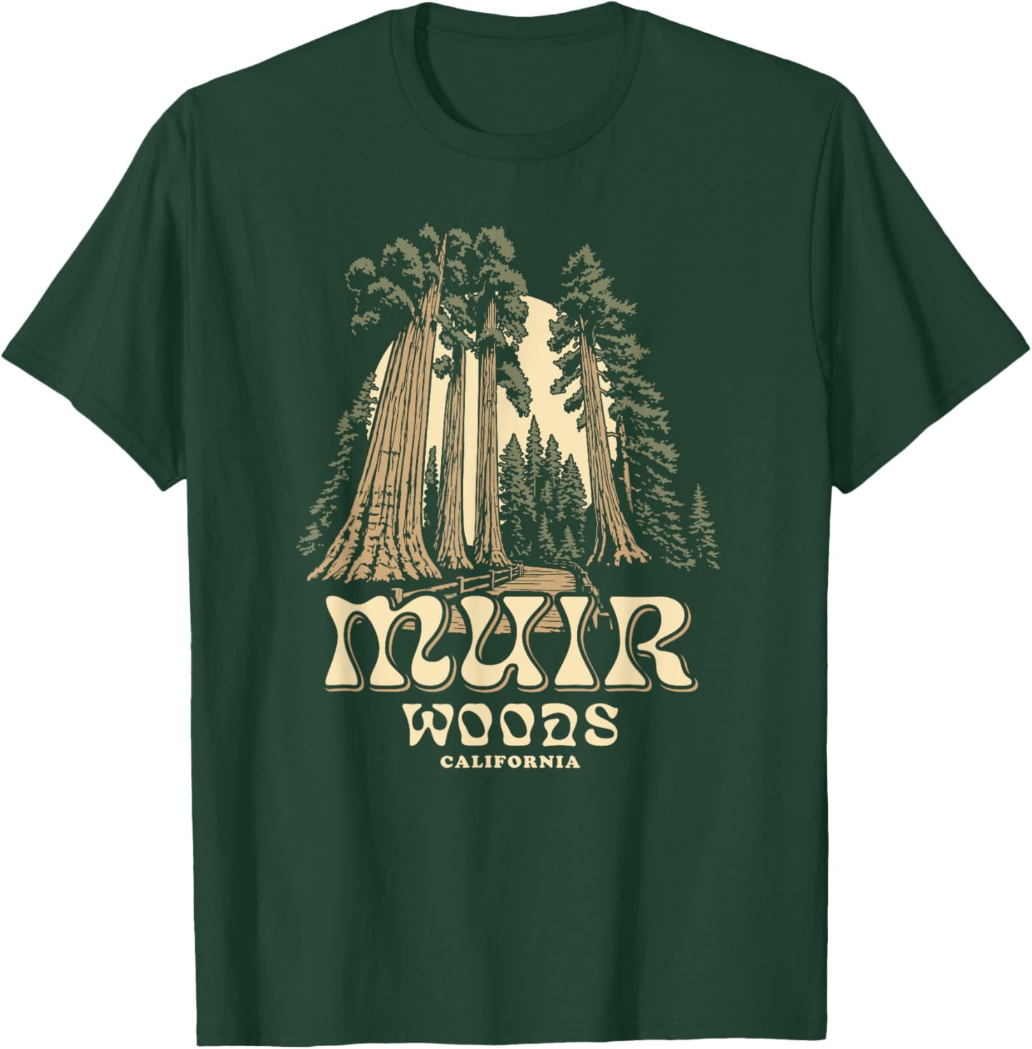 Muir Woods California T-Shirt - T-Shirt | Forest