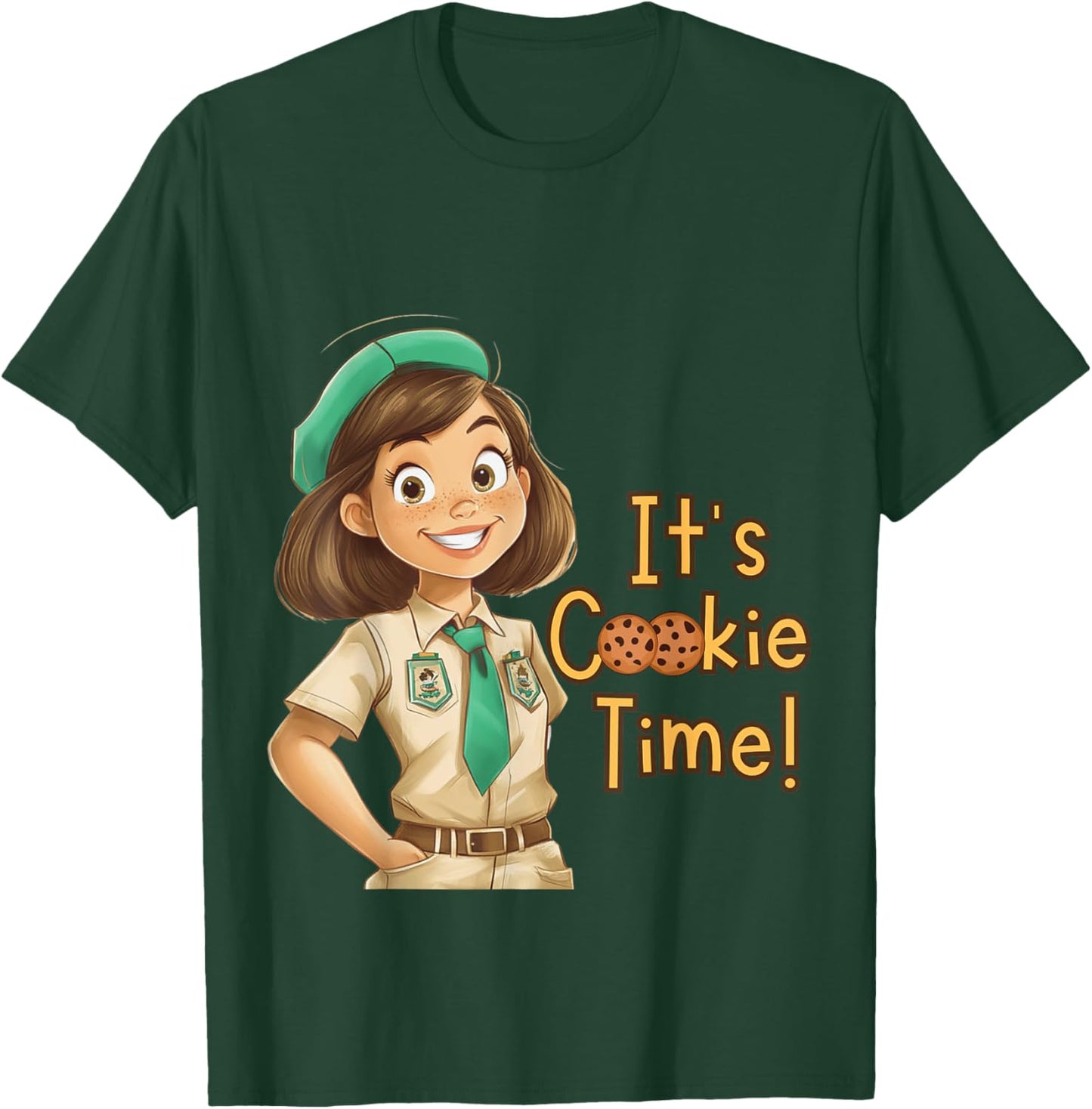 It’s Cookie Time Troop Scout 80s Iconic Beverly Hills Movie T-Shirt - T-Shirt | Forest