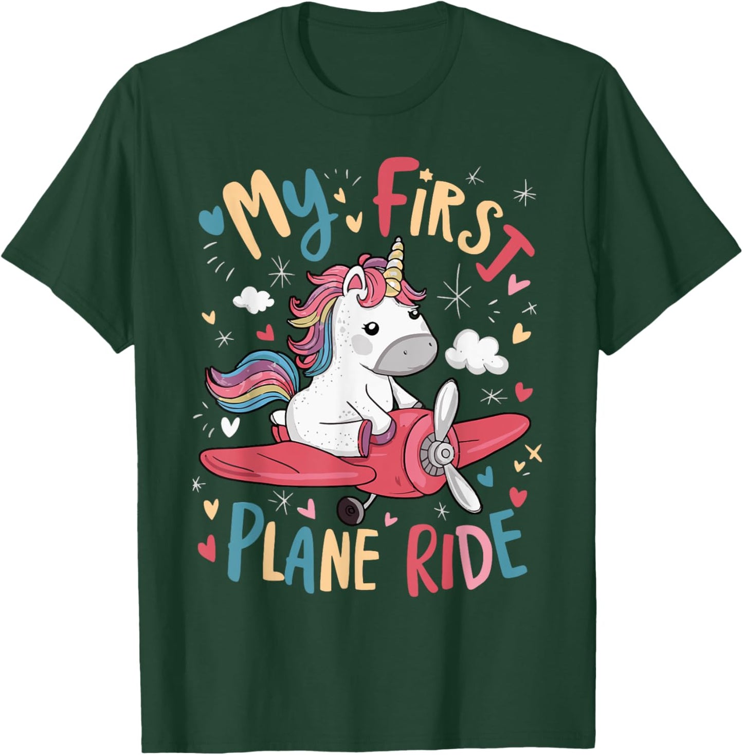 My First Plane Ride T-Shirt - T-Shirt | Forest