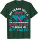 My Scars Tell a Story - Teal Pink Blue Ribbon Thyroid Cancer T-Shirt - T-Shirt | Forest