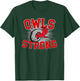 Ooltewah Owls Logo Strong Flag HS T-Shirt - T-Shirt | Forest