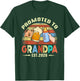 First time Grandpa New Dad Promoted to Grandpa 2026 T-Shirt - T-Shirt | Forest