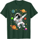 Dabbing Astronaut Boys Kids Youth Outer Space Planets Space T-Shirt - T-Shirt | Forest