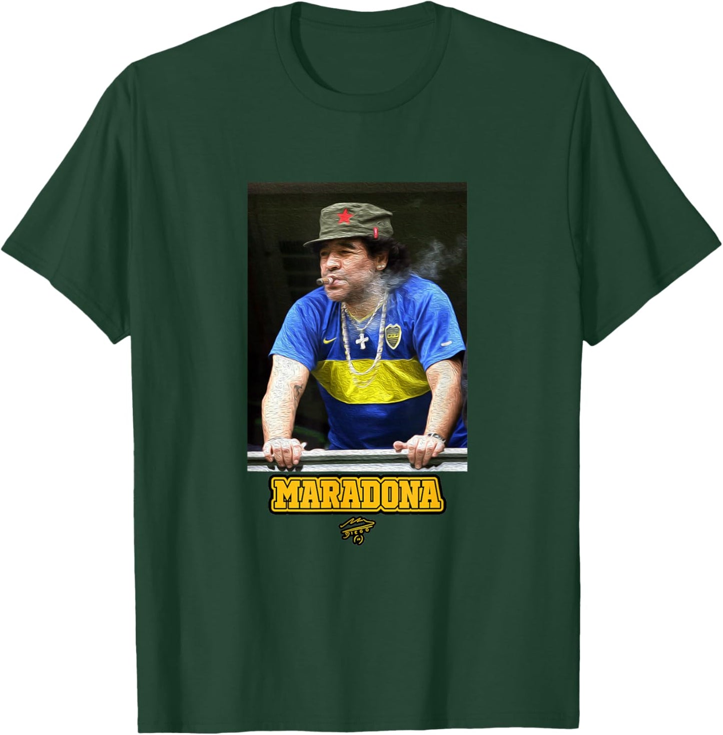 Maradona Boca Che T-Shirt - T-Shirt | Forest