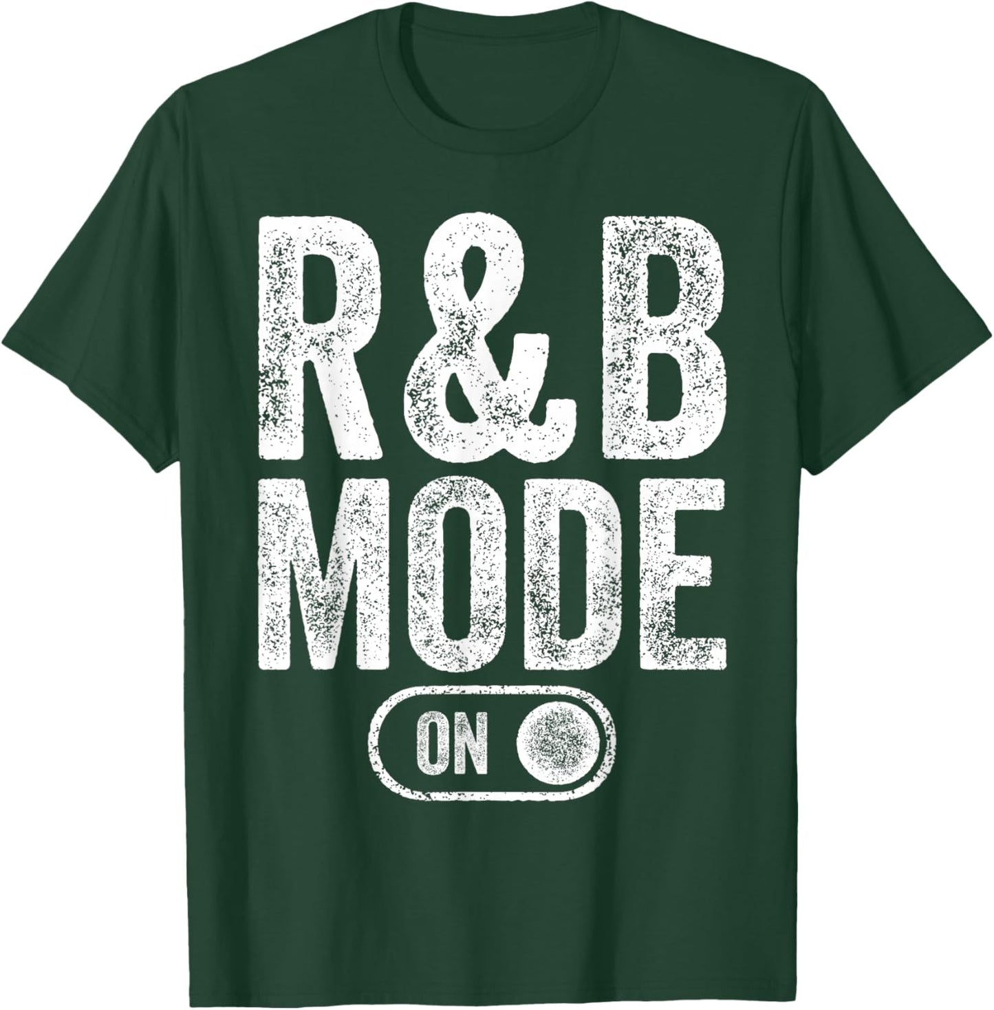 R&B Mode On Funny Soul Singer Gift Karaoke Music Lover T-Shirt - T-Shirt | Forest