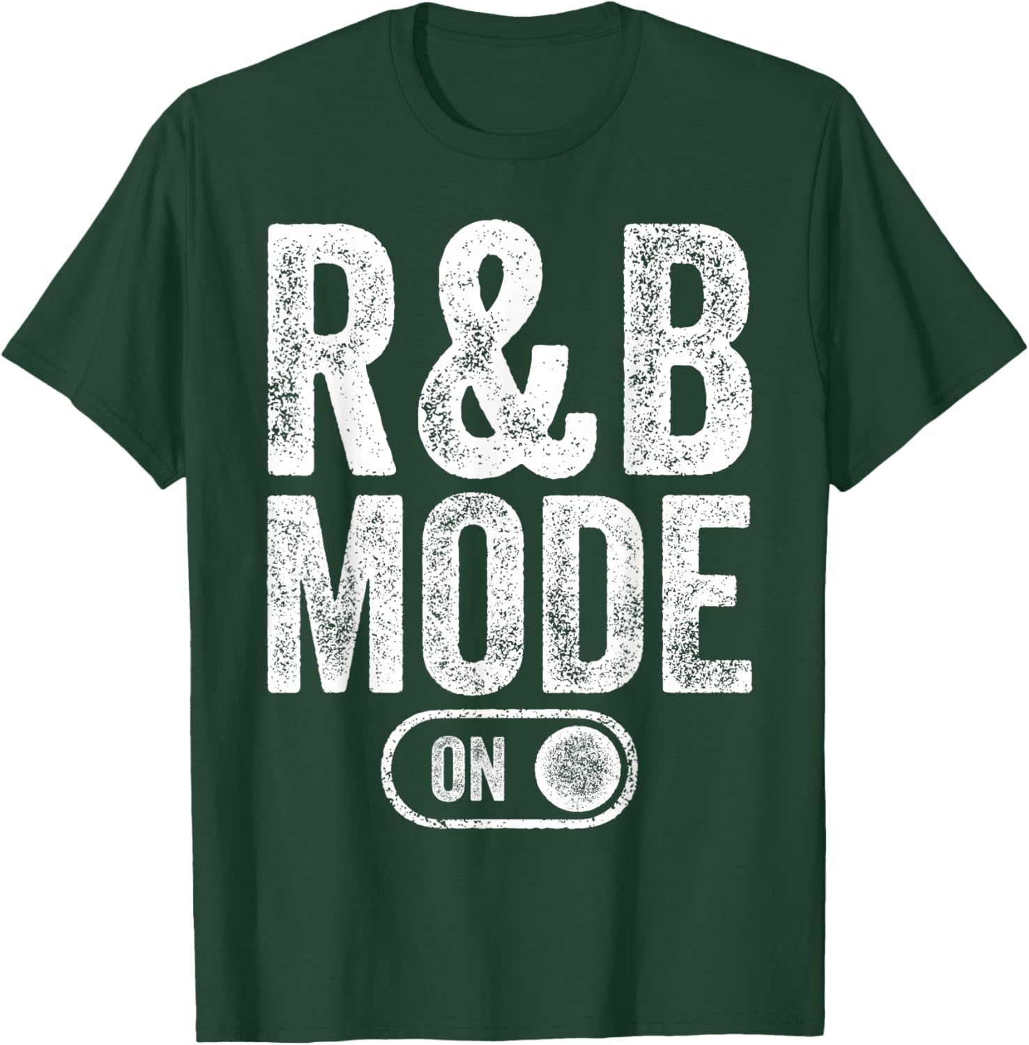 R&B Mode On Funny Soul Singer Gift Karaoke Music Lover T-Shirt - T-Shirt | Forest