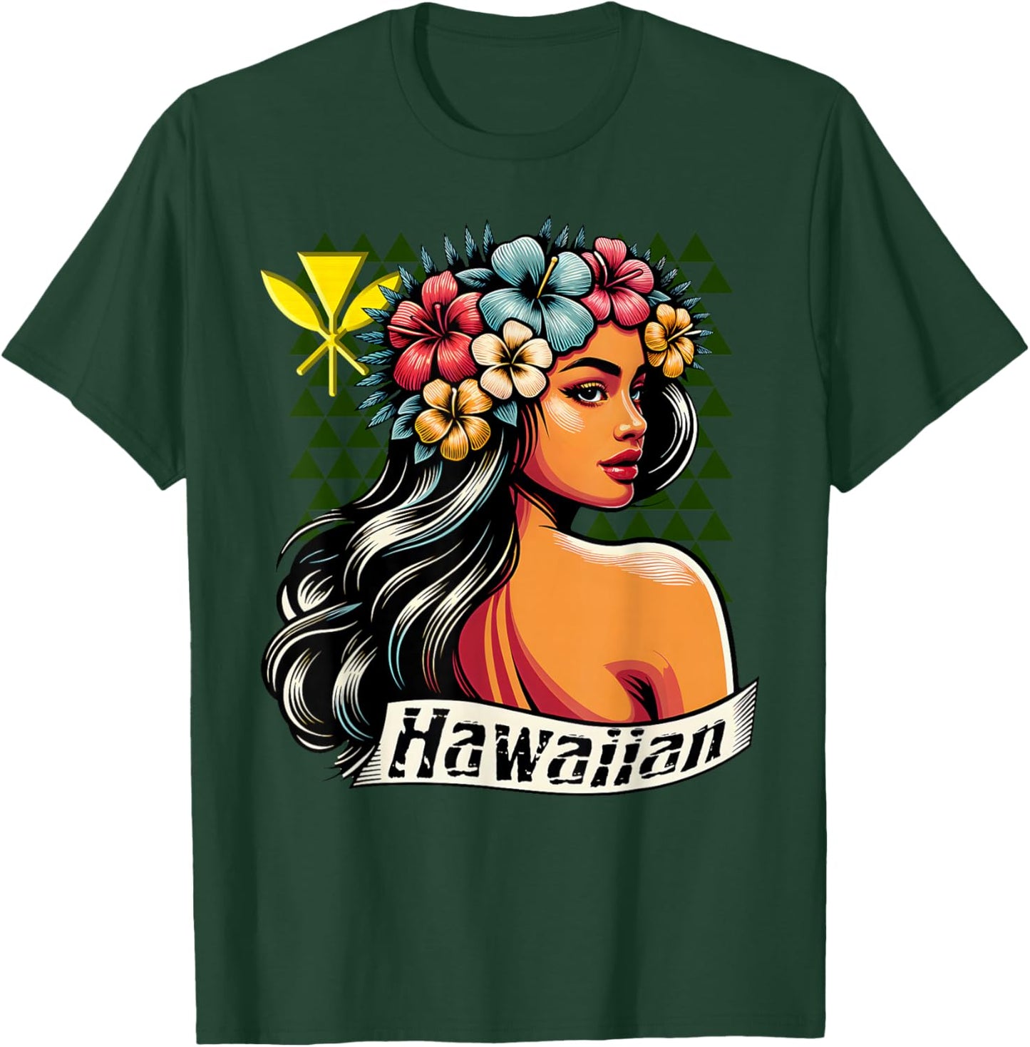 Hawaiian Kanaka Maoli Aloha Native Hawaiian T-Shirt - T-Shirt | Forest