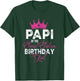 Papi of The Sweet Sixteen Bday Girl 16th Pink Crown T-Shirt - T-Shirt | Forest