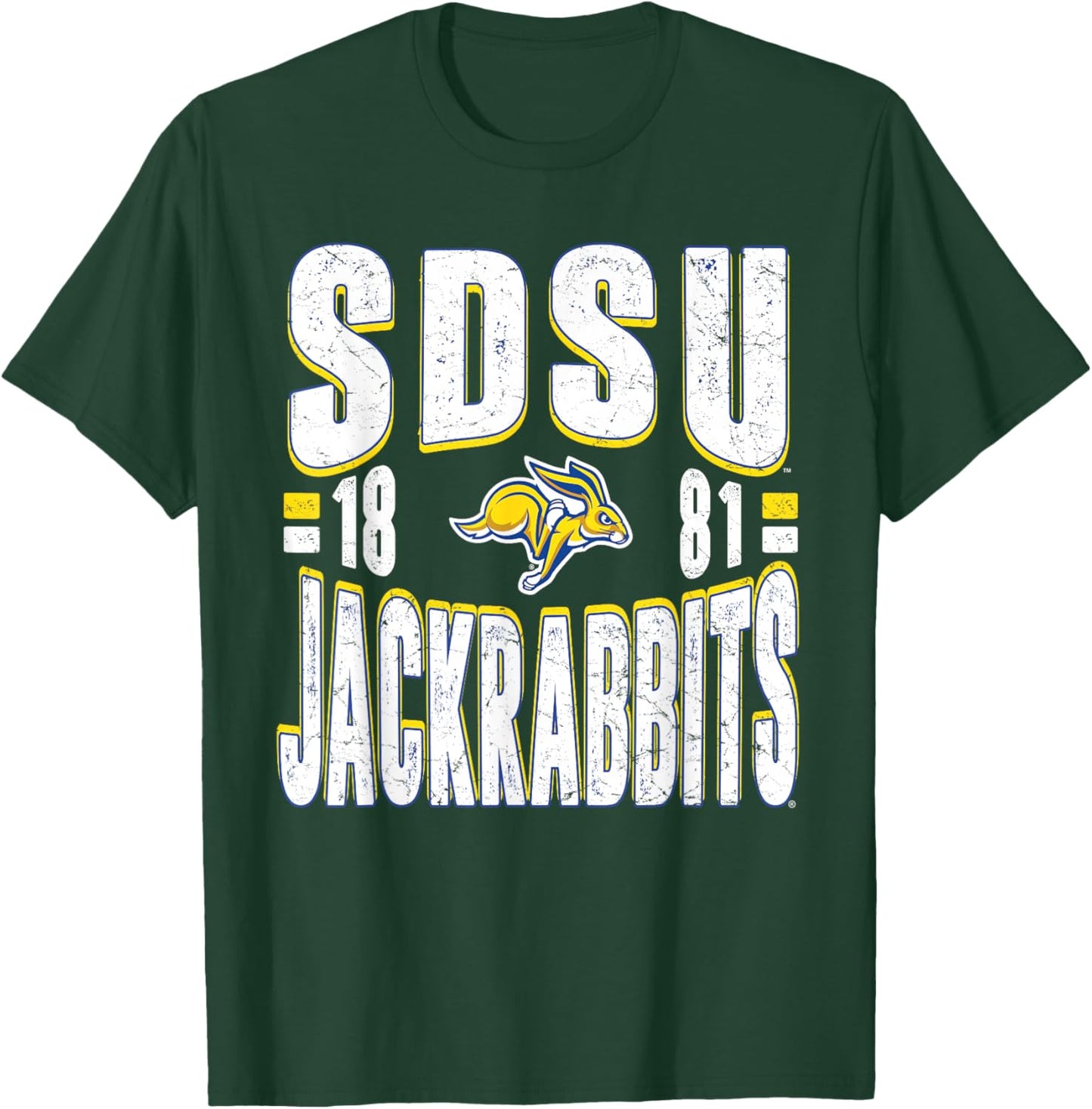 South Dakota State Jackrabbits Vintage 90's Retro Royal Blue T-Shirt - T-Shirt | Forest