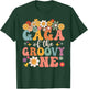 Retro Gaga of Groovy One Matching Family 1st Birthday Party T-Shirt - T-Shirt | Forest