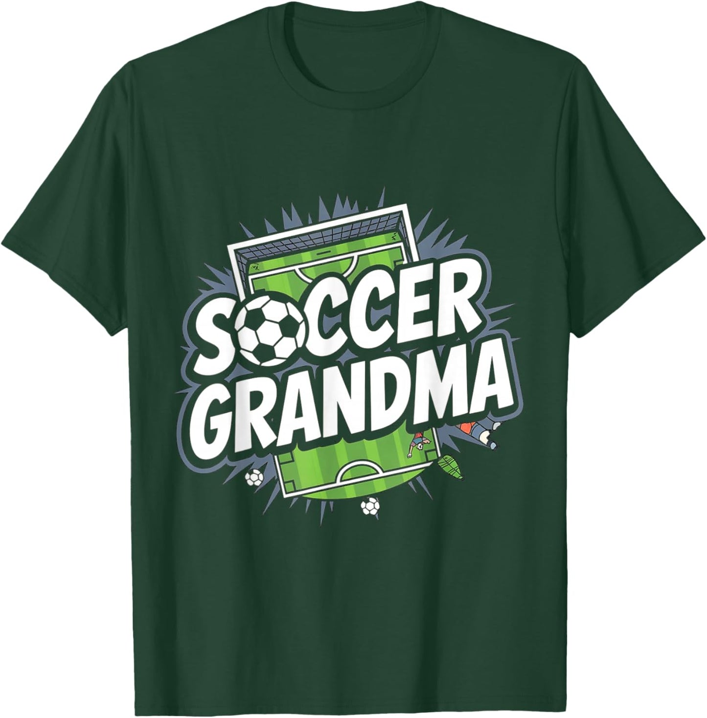 Soccer Grandma Funny Soccer T-Shirt - T-Shirt | Forest
