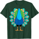 Peacock Shirt Adult Kids Men Women Peacock Costume T-Shirt - T-Shirt | Forest