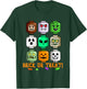 Halloween Building Brick or Treat Heads Pumpkin Ghost Mummy T-Shirt - T-Shirt | Forest