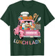 Cute Lunch Lady Truck Lunch Ladies Squad Cafeteria Crew T-Shirt - T-Shirt | Forest