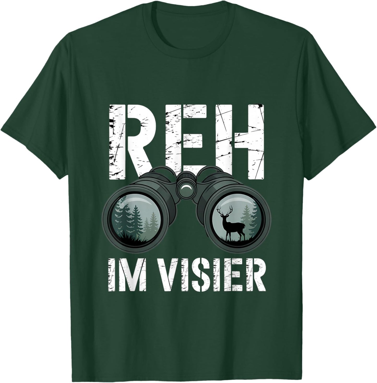 Deer in Visor T-Shirt - T-Shirt | Forest