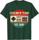 Fathers Day Leveling Up to Dad Est 2026 Gamer T-Shirt - T-Shirt | Forest