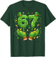St Patrick’s Day 67 Meme Shamrocks Six Seven 6 7 Girls Boys T-Shirt - T-Shirt | Forest