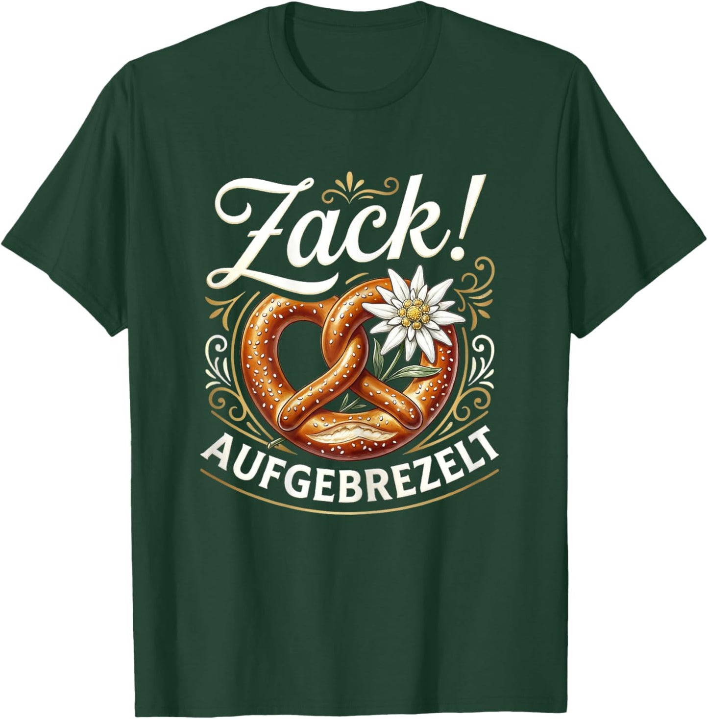 Trachten Damen Trachtenshirt Passend für Oktoberfest T-Shirt - T-Shirt | Forest