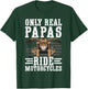 Real Papas Ride Motorcycles Biker Papa Motorcycle Rider Papa T-Shirt - T-Shirt | Forest