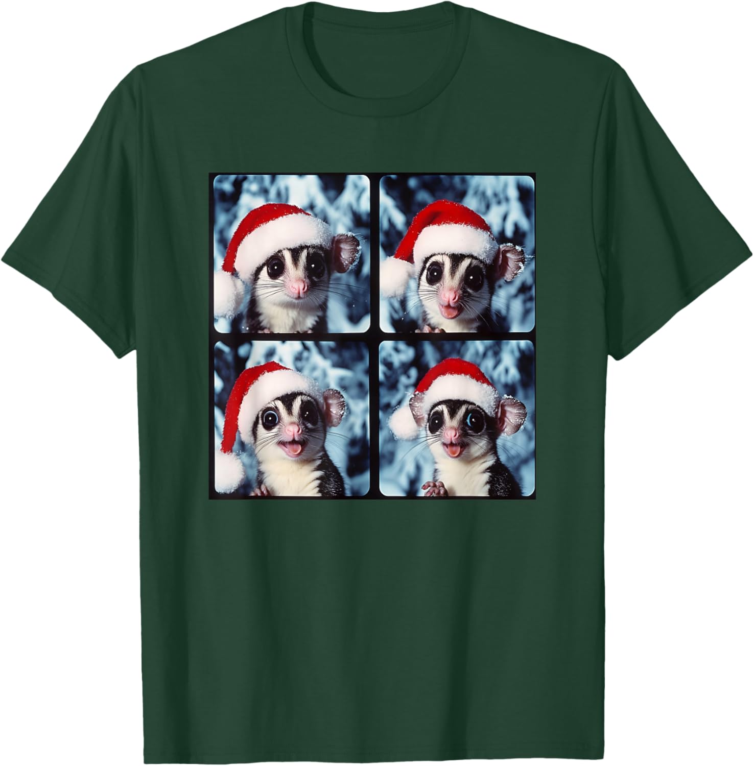Sugar Glider Christmas Animal Photography Sugar Glider T-Shirt - T-Shirt | Forest