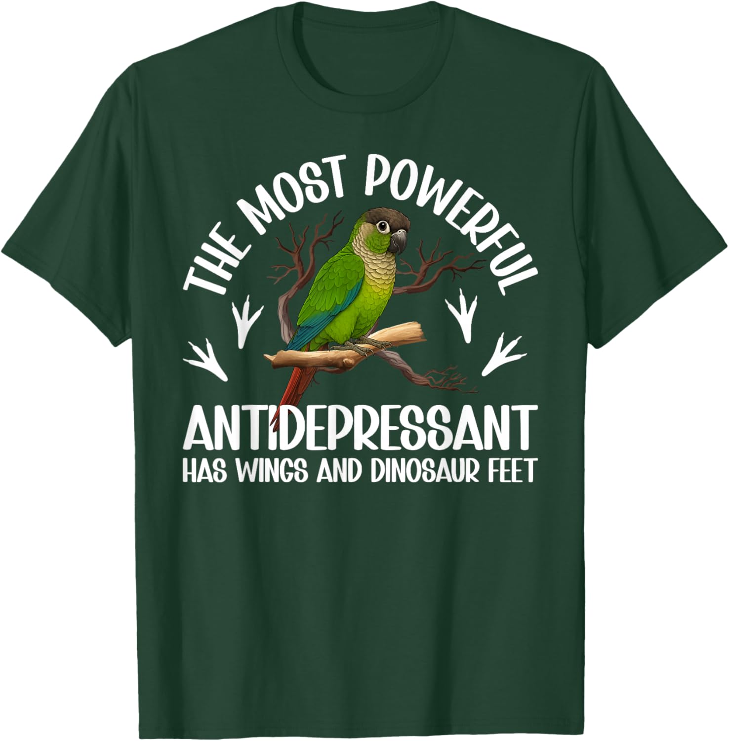 Funny Green Cheeked Conure Owner Green Cheeked Conure Lover T-Shirt - T-Shirt | Forest