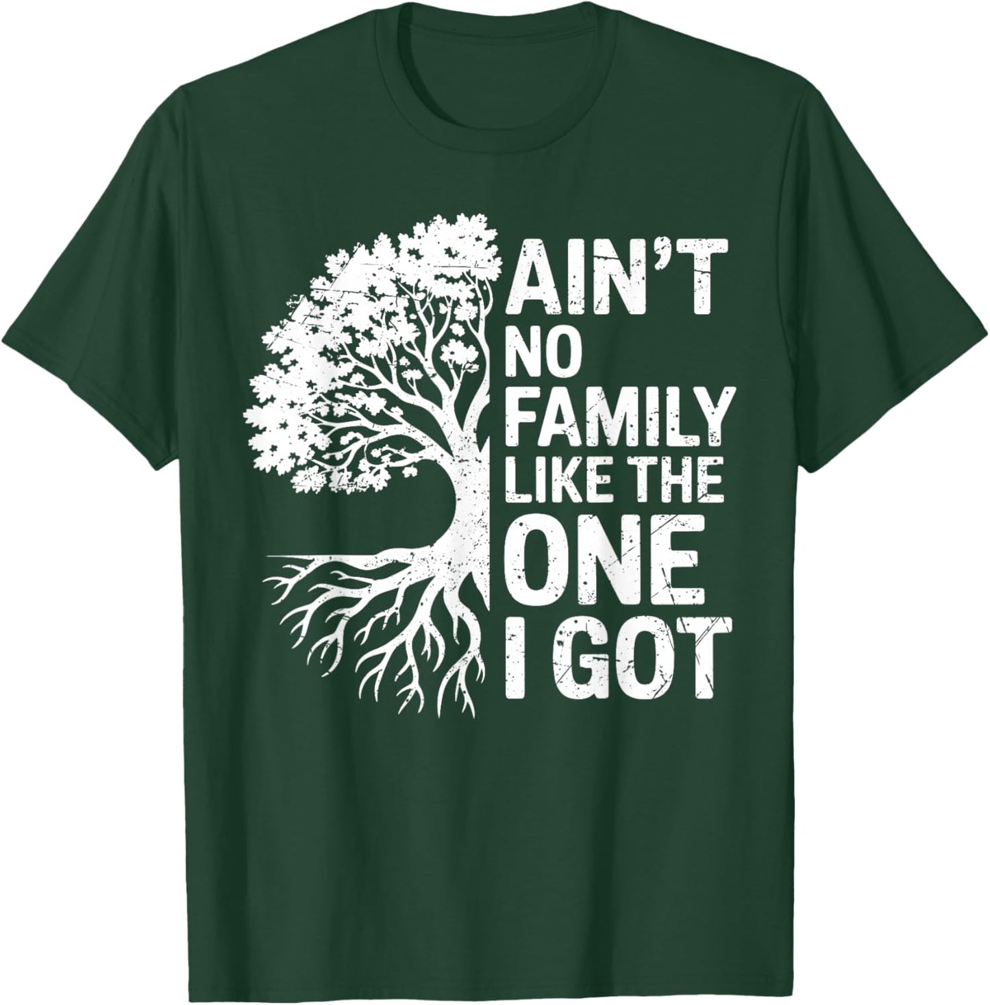 Ain't No Family Like The One I Got Family Tree Roots T-Shirt - T-Shirt | Forest