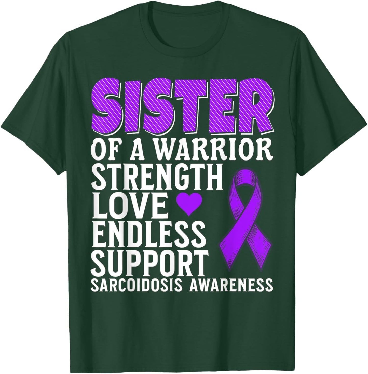 Sarcoidosis Awareness Item Gifts Sarcoidosis Family Matching T-Shirt - T-Shirt | Forest