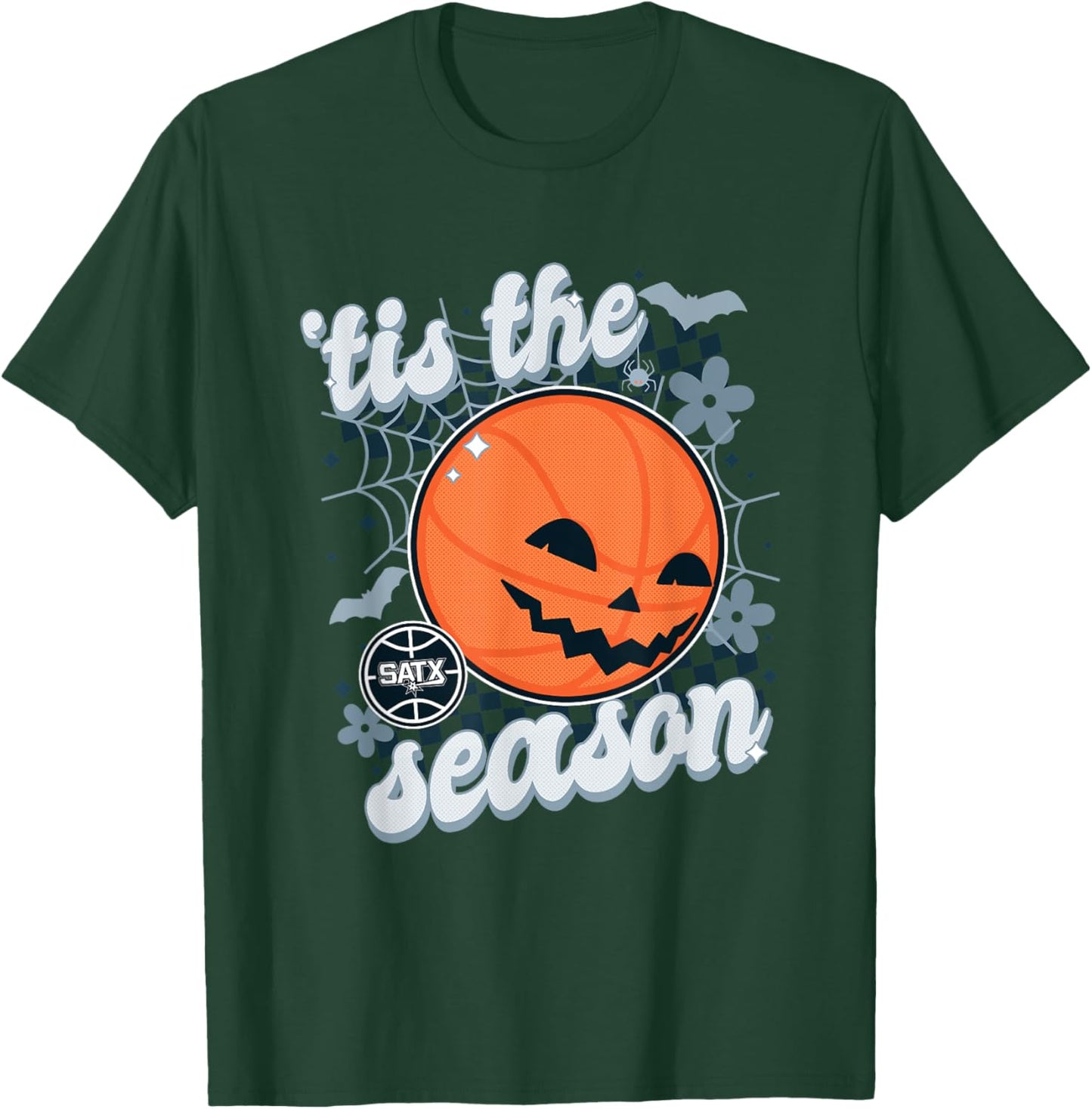 NBA San Antonio Spurs Halloween Spooky Season T-Shirt - T-Shirt | Forest