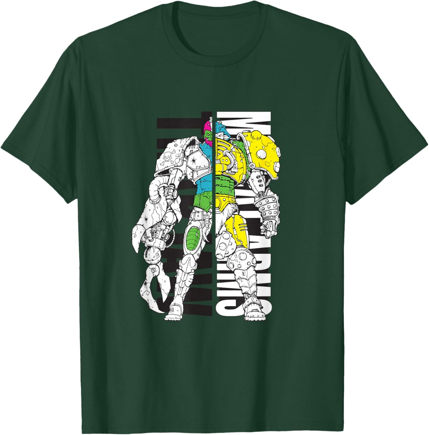 Masters of the Universe - Trap Jaw & Man-At-Arms T-Shirt - T-Shirt | Forest