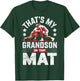 That's My Grandson on That Mat Wrestling Grandma Wrestler T-Shirt - T-Shirt | Forest