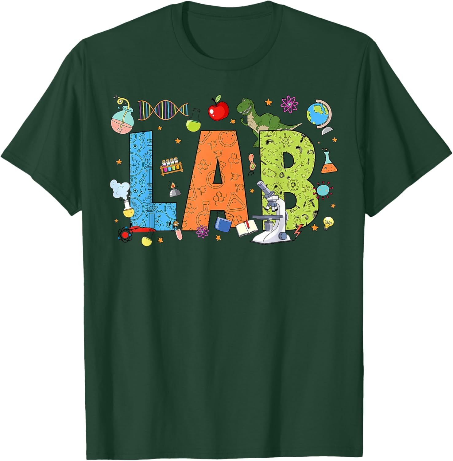 Lab Week 2026 Lab Squad Medical Laboratory Technician Team T-Shirt - T-Shirt | Forest