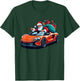 Funny Cool Santa Driving Sport Car Christmas Driver Pajama T-Shirt - T-Shirt | Forest