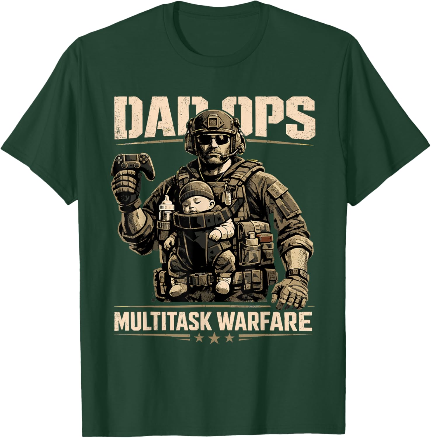 Gaming Fathers Day Dad to Be New Father Gifts for Gamer Dad T-Shirt - T-Shirt | Forest