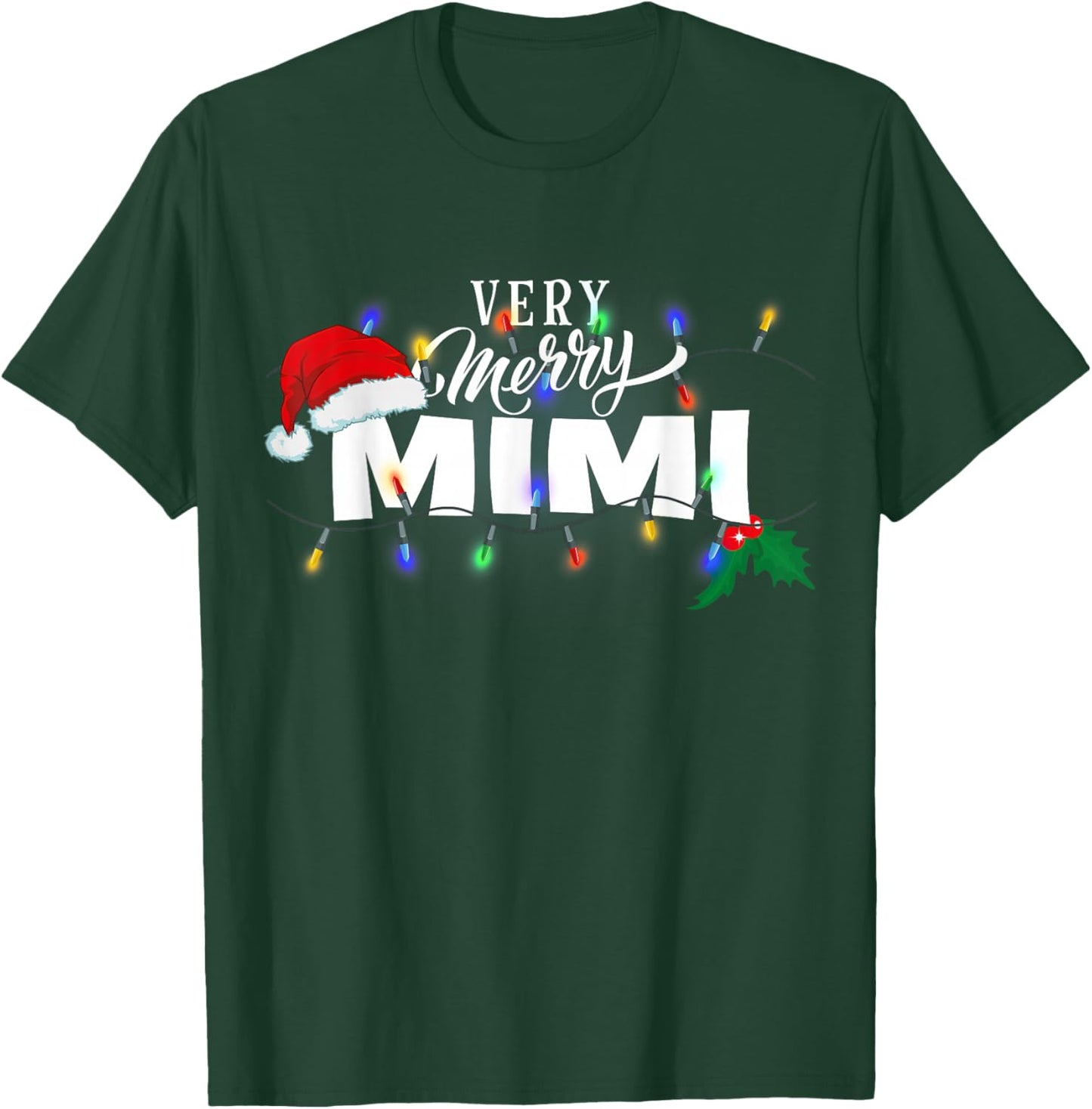 Matching Very Merry Mimi Christmas T-Shirt - T-Shirt | Forest