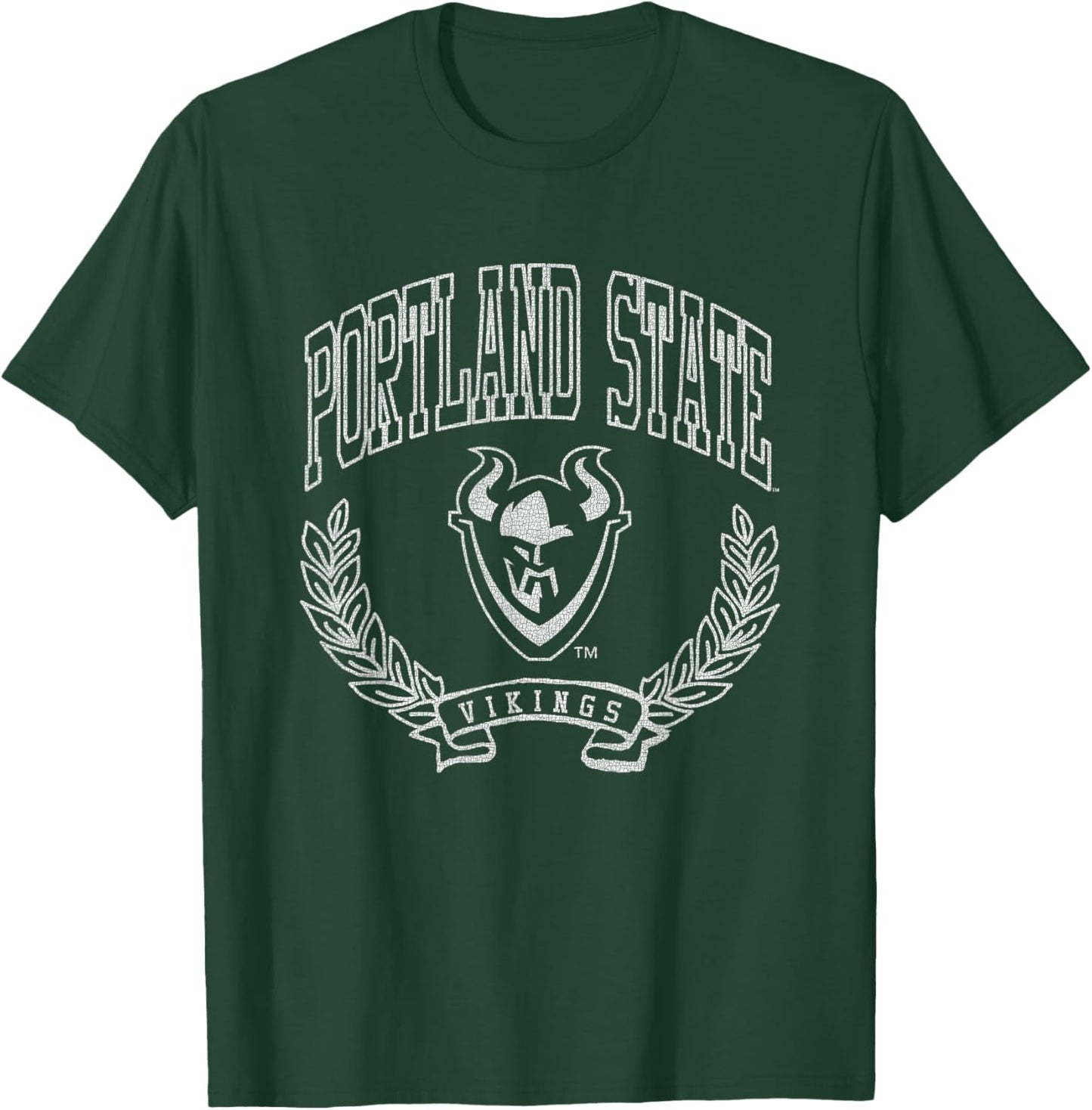 Portland State Vikings Victory Vintage Green T-Shirt - T-Shirt | Forest