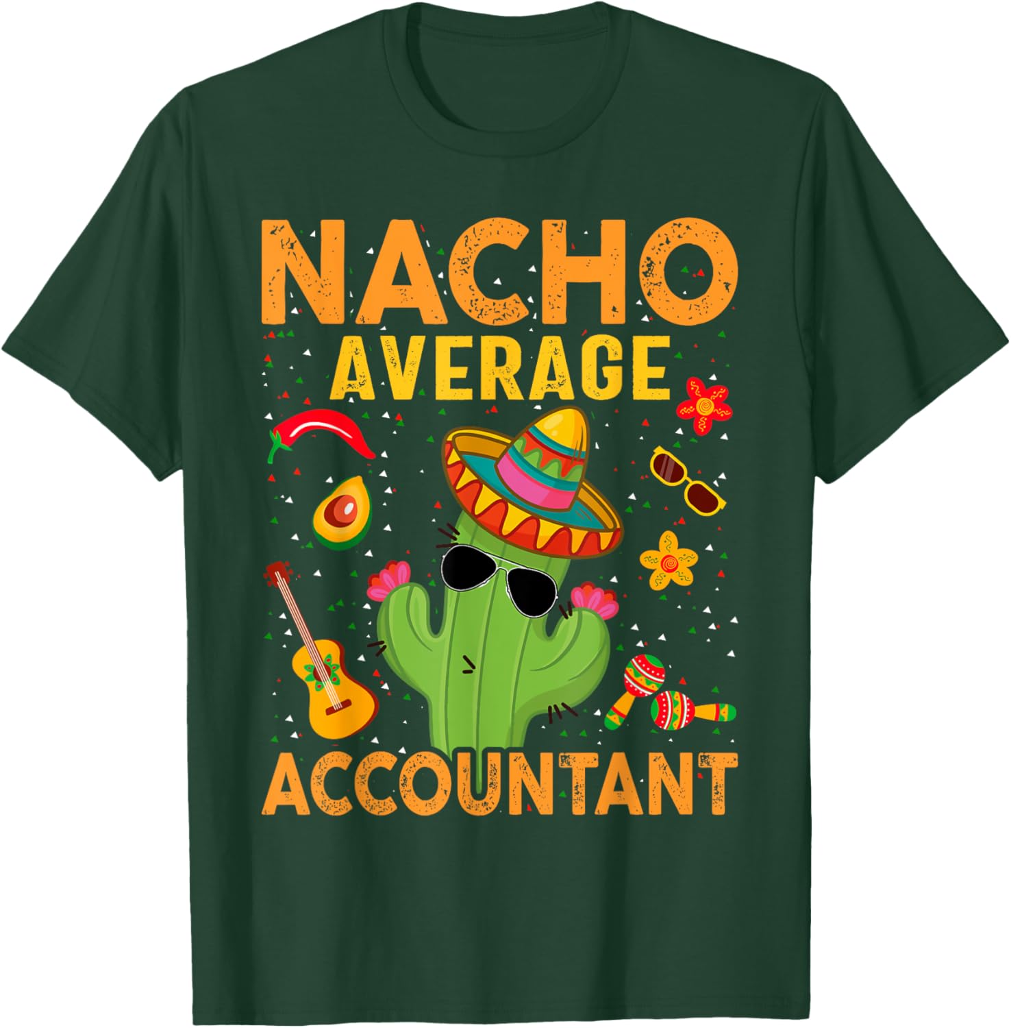 Fun Hilarious Accounting Humor | Funny Accountant T-Shirt - T-Shirt | Forest