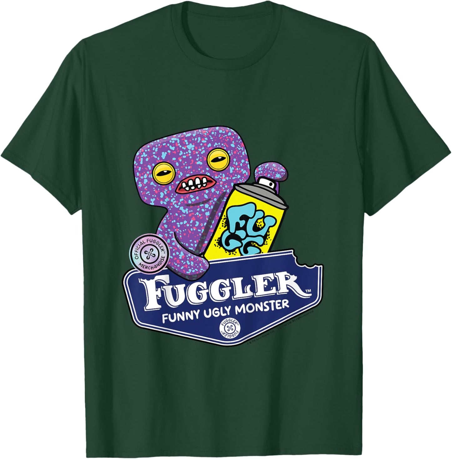 Fuggler Squidge Funny Ugly Monsters Kids T-Shirt - T-Shirt | Forest