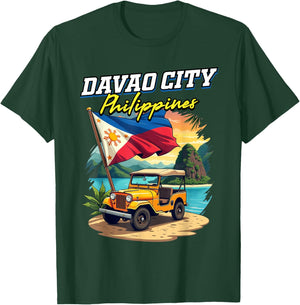 Davao City Philippines Travel Vacation Filipino Souvenir T-Shirt - T-Shirt | Forest